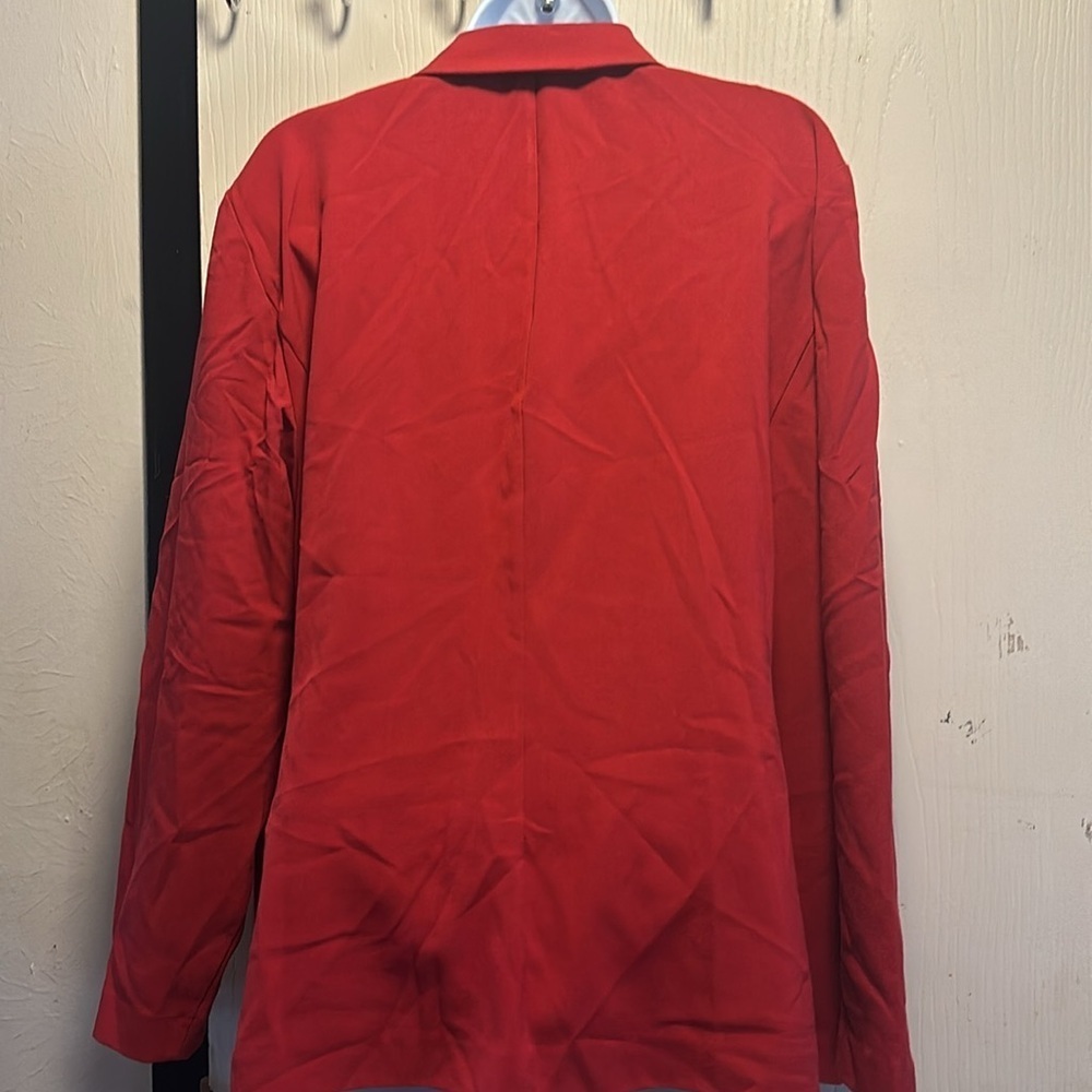 Danny Nicole Red Blazer - Women's Plus Size 18W - Classic Statement Piece - Picture 3 of 12
